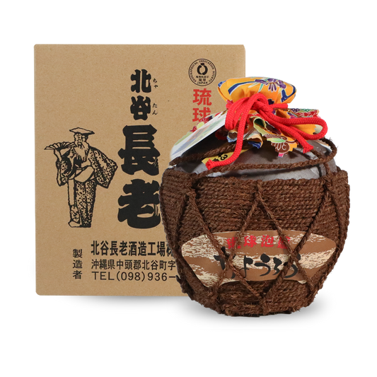 北谷長老13年古酒43度　５合壺(900ml)